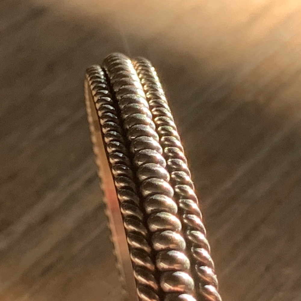 TAHE genuine Native American made artisan bracelet - Picture 5 of 16